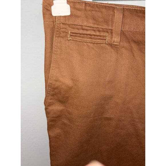 Levi’s Dockers Pants Vintage 90s Y2K Slacks Burnt Orange 100% Cotton Mens 34X29 - Picture 6 of 12
